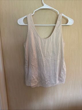 Vince Blush Pink Scoop Neck Tank Top